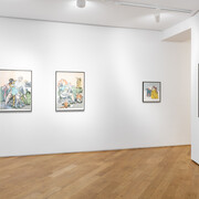 Paula Rego, Drawing from life, exhibition view. Courtesy of Galerie Lelong