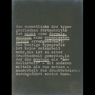 László Moholy-Nagy and New Typography. Courtesy of Kunstbibliothek