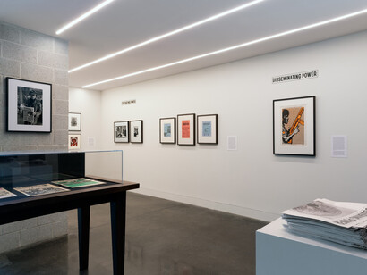 Designing power: the black panther party, exhibition view. Courtesy of Tang Museum 