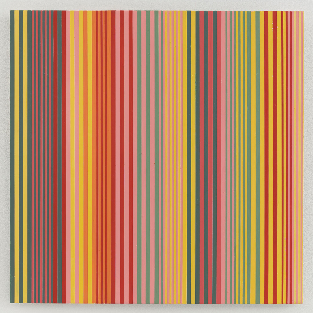 Michael Scott, Untitled (#1213.01), 2013, Enamel on aluminum, 17 x 17 inches