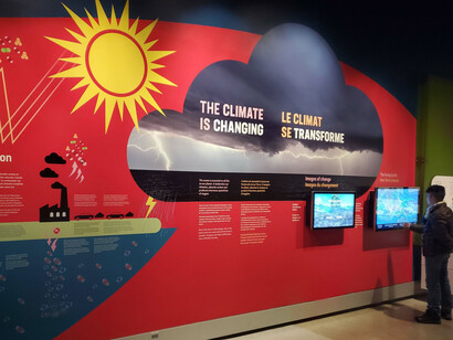 Les océans jouent un rôle clé dans la régulation du climat. Courtoisie du Musée canadien de la nature. Photo par Lindsay Sinopoli