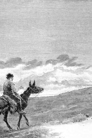 Ricardo Balaca; Don Quijote y Sancho se dirigen al Toboso