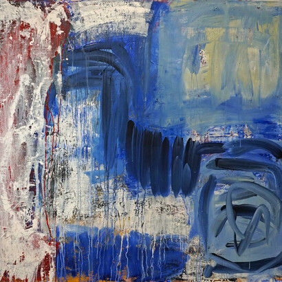 Khalilah Birdsong, The Great Benefic (detail), 63 x 83 x 1.5 (1). Courtesy of the artist and Voltz Clarke gallery