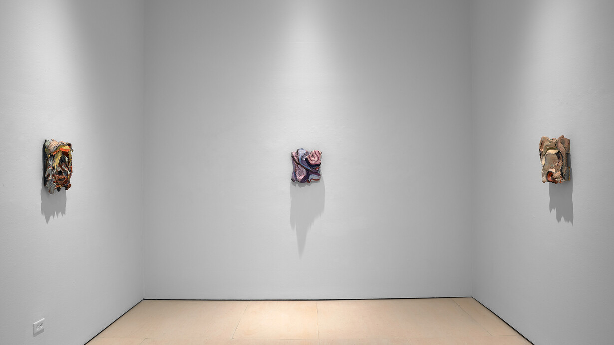 Henrique Oliveira, London works, exhibition view. Courtesy of McClain Gallery