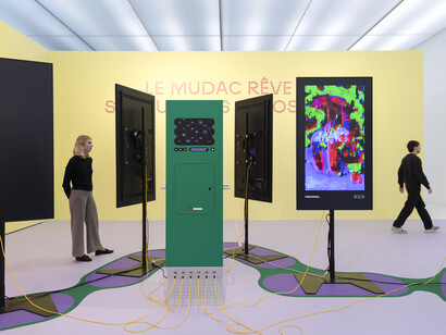 Various artists, Archives du design romand, exhibition view. Courtesy of Mudac