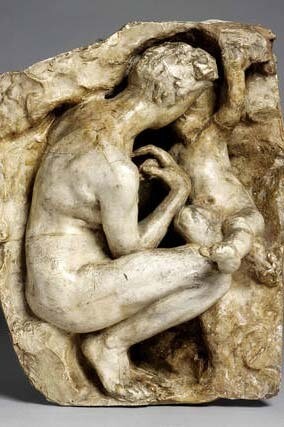 The Young Mother, relief, Auguste Rodin, 1885, France. Museum no. A.25-1924. © Victoria and Albert Museum, London