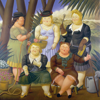 Fernando Botero, O clube de jardinagem, de 1997.