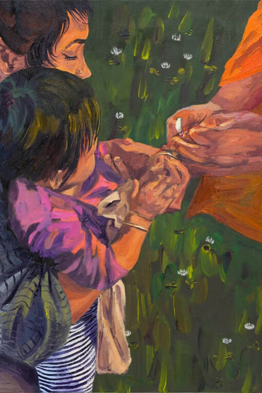 Tidawhitney Lek, Bless the young, 2024. Courtesy of Victoria Miro Projects