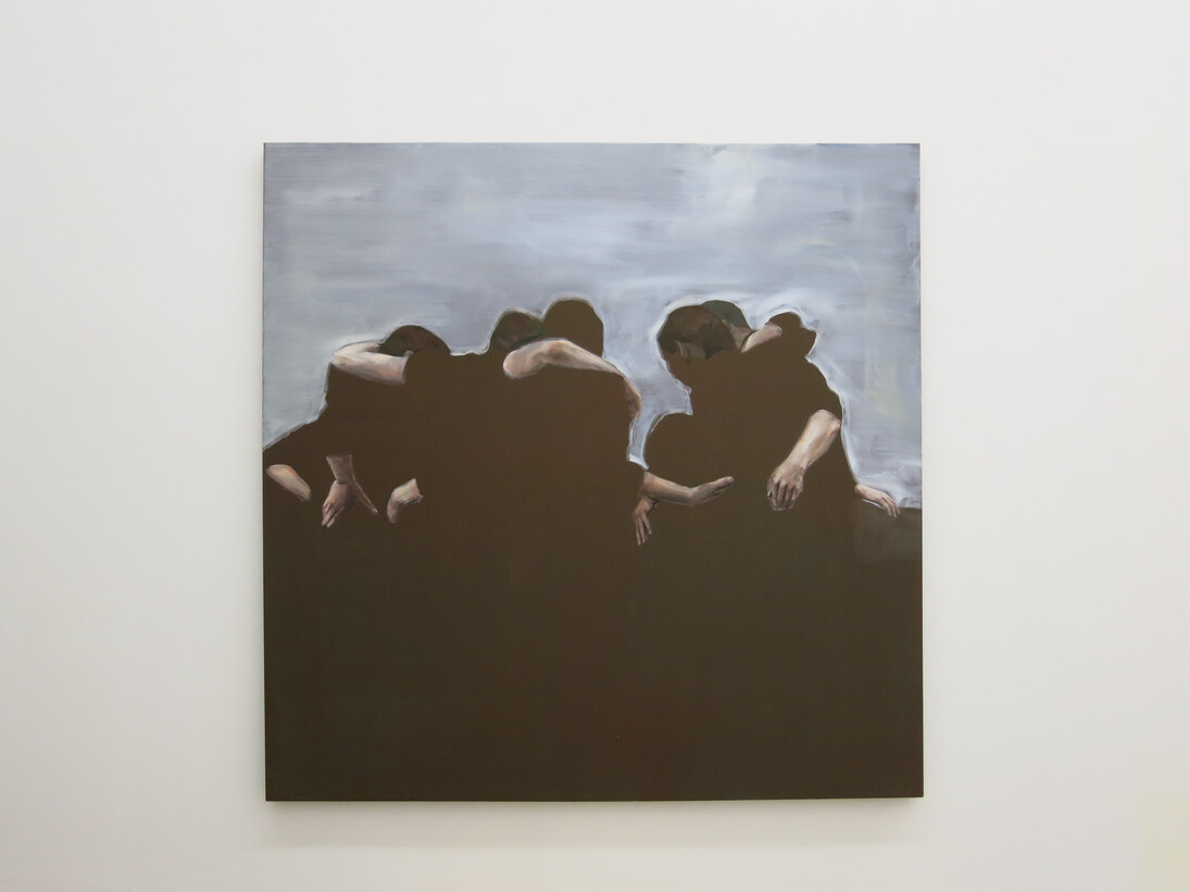 Daniela Krtsch, Untitled#2 (Heimat series), 2014, oil on canvas, 150 x 150 cm. Image courtesy of the artist and 3+1 Arte Contempoânea, Lisbon