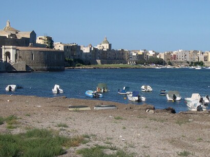 Trapani. Vista de la costa