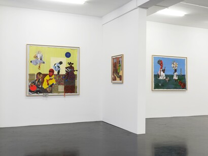 Teresa Kutala Firmino, Tomorrow, I become a woman, exhibition view. Courtesy of Galerie Nagel Draxler