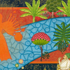 Alexander Gorlizki, All seeing always (detail), 2025. Courtesy of Anant Art Gallery