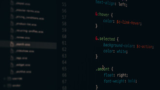 Tela de computador mostra ambiente em que uma linguagem de programação é inserida