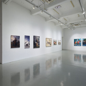 Various artists, Faces and figures, exhibition view. Courtesy of Mizuma Gallery