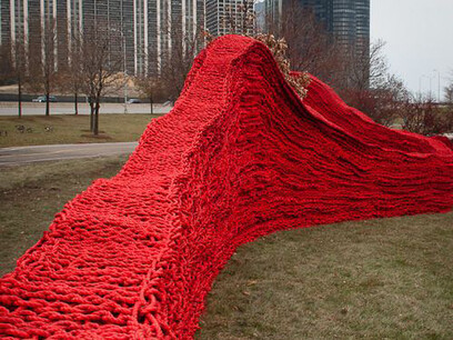  Orly Genger's  "Hot Rod" © Angie McMonigal 