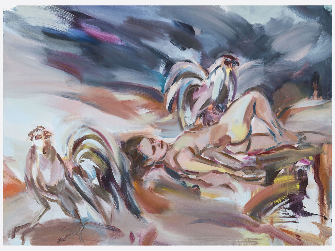 Suzanne Unrein, A Day Ago, 2014, Oil on canvas, 44” x 60”