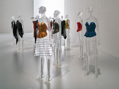 "MIYAKE ISSEY EXHIBITION: The Work of Miyake Issey", installation view at the National Art Center, Tokyo, Photo: Masaya Yoshimura