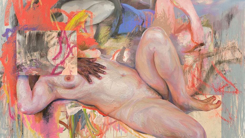 Jenny Saville, Gaze, werk in der ausstellung. Mit freundlicher genehmigung des Albertina Museums