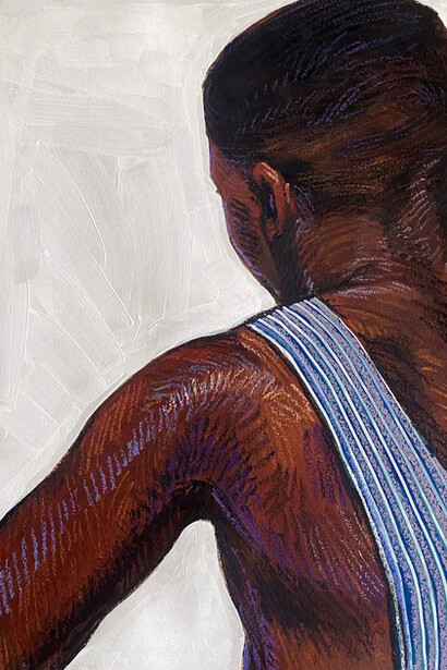 Riley Holloway, Working man, 2024. Courtesy of Backslash Gallery