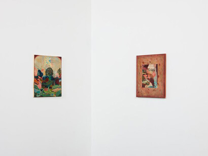 Jessica Palermo, The pull, exhibition view. Courtesy of Smoke the moon Gallery