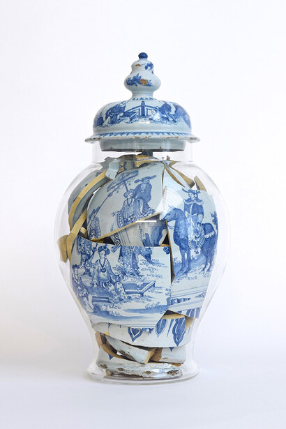 Memory Vessel, porcellana cinese XVII secolo
