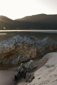 The Grootrivier lagoon at sunset, Nature’s Valley, photographed by Obie Oberholzer.