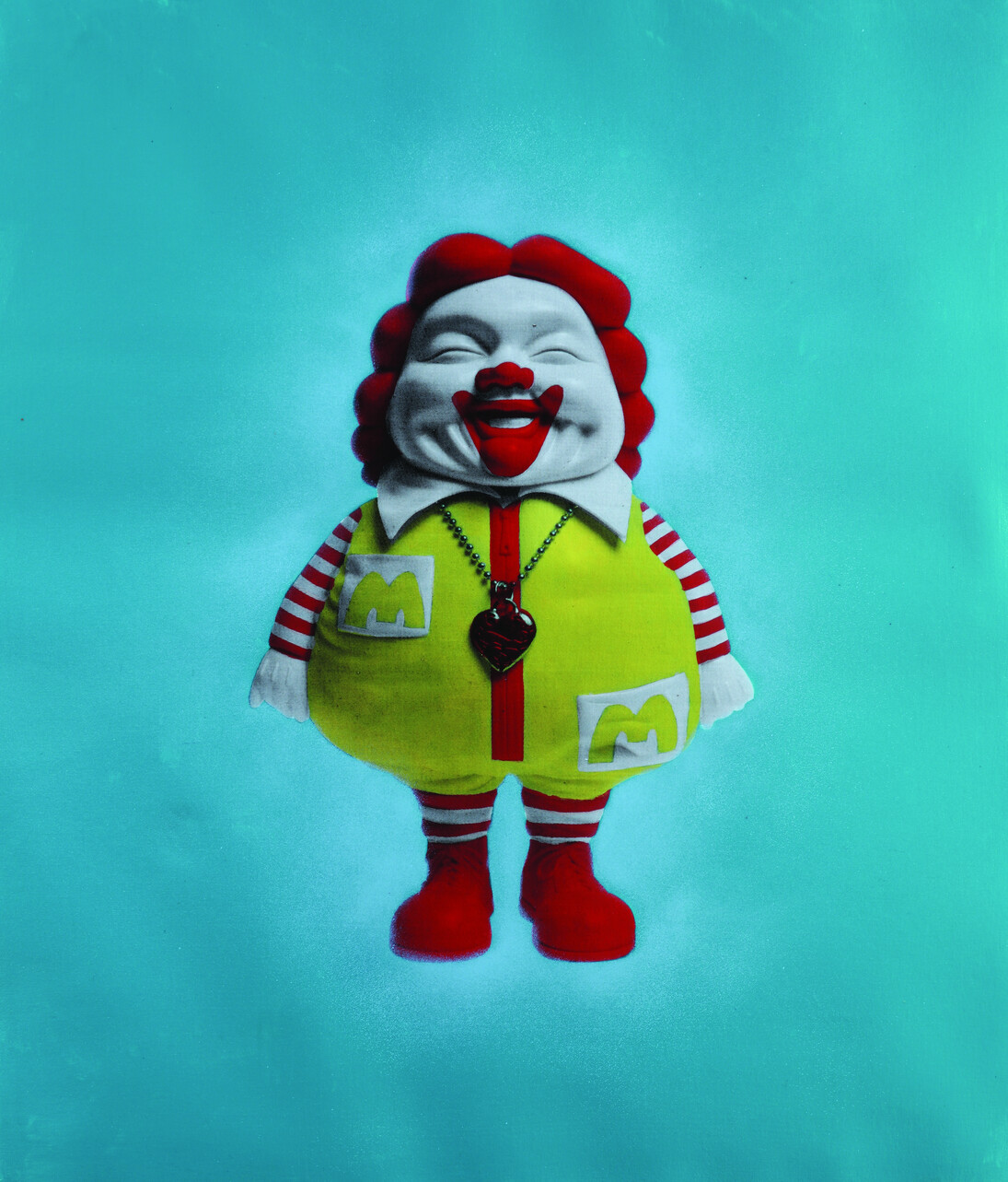 Mc Supersized 3, 51x61 cm, acrylic, spray paint and silkscreen ink on canvas. Unique piece