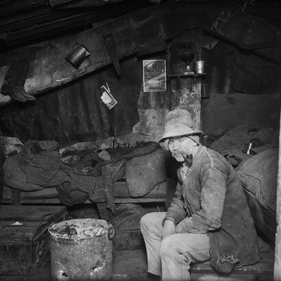 Jacob A. Riis, An Italian Home under a Dump, c. 1890. Museum of the City of New York, Jacob A. Riis Collection, 90.13.1.208