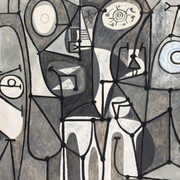 Pablo Picasso, The Kitchen, Paris, November 1948, Oil on canvas, 175 x 252 cm, Musée national Picasso - Paris, Dation Pablo Picasso, 1979. MP200. © Succession Picasso 2020. Photo © RMN-Grand Palais (Musée national Picasso-Paris) / Mathieu Rabeau.