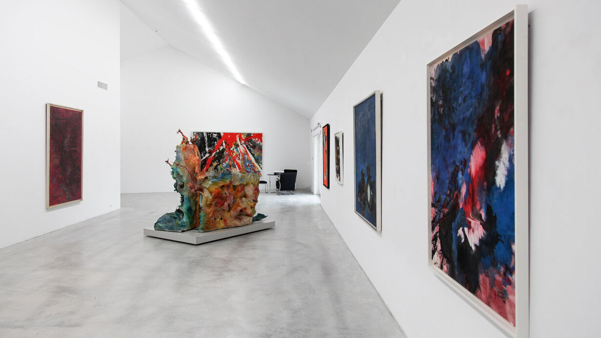 Verschiedene Künstler, XXL grossformatige werke der moderne und gegenwart, ausstellungsansicht. Mit freundlicher genehmigung von Galerie Henze und Ketterer