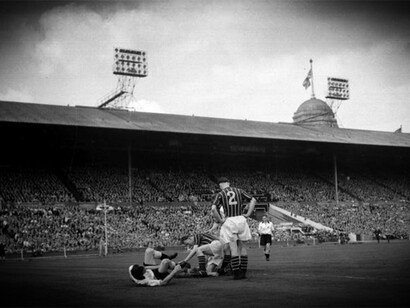Finale di FA Cup del 1956 Manchester city contro il Birmingham City