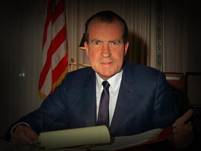 Richard Nixon, ex presidente de los Estados Unidos de América