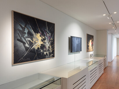 View of Georges Mathieu's solo exhibition at Perrotin Hong Kong, 2019
Photo: Ringo Cheung
© Georges Mathieu / ADAGP, Paris, 2019 Courtesy of the artist & Perrotin
