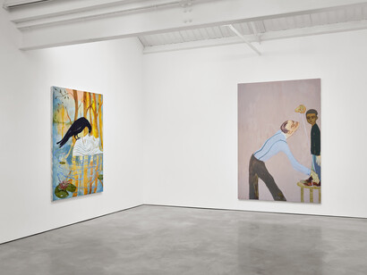 Sanya Kantarovsky, The House of the Spider, Modern Art Helmet Row, exhibition view, 8 May - 12 June 2021. Courtesy: the artist and Modern Art, London. Photo: Robert Glowacki