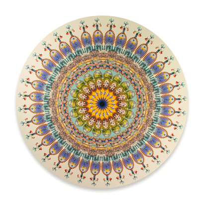 Dana Hart-Stone
On Parade
2019
UV cured acrylic ink on canvas
75 inches diameter
