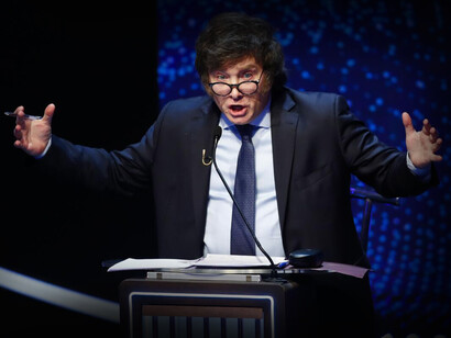 Javier Milei, actual presidente de la Nación Argentina desde el 10 de diciembre de 2023