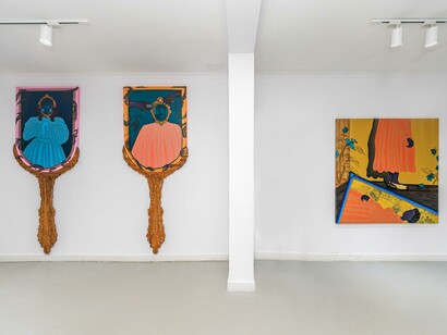 Jessica Soares. Who we are when the glory is gone, exhibition view. Courtesy of Rele Gallery Lagos