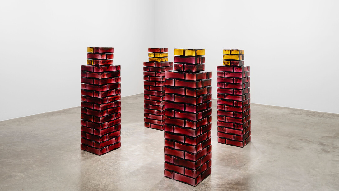 Jean-Michel Othoniel, New works, vue de l'exposition. Avec l'aimable autorisation de Perrotin