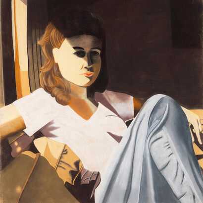 Hagit Sternshuss, Tami on Fifth Avenue, 1984. Courtesy of Tel Aviv Museum of Art