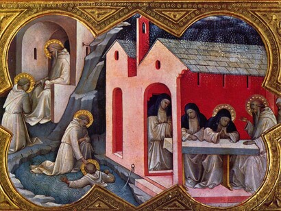 Lorenzo Monaco, L'Incoronazione della Vergine, predella