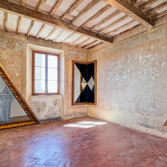 Michelangelo Pistoletto, La soglia, veduta della mostra. Per gentile concessione di Galleria Continua