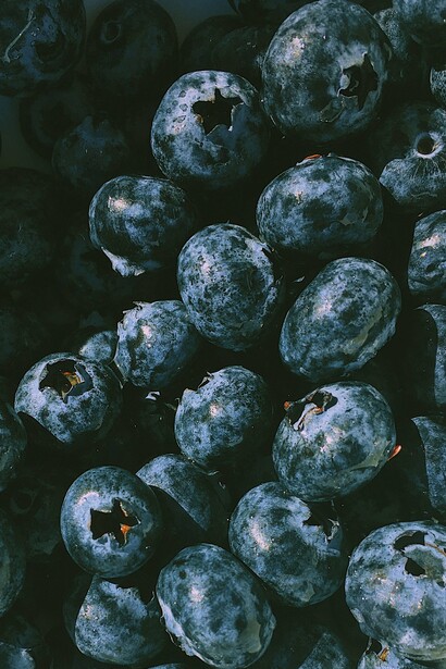 Fresh blueberries