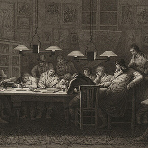 Giulio Tomba and Felice Giani, Rosaspinas's zeichenschule, 1811. Courtesy of Hamburger Kunsthalle