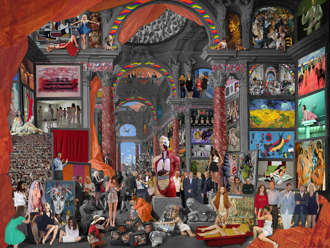 Lluis Barba, Gallery of Views of Modern Rome. Giovanni Paolo Pannini, 2012, Edition of 6, Digital C-type print, Perspex/Aluminium mounted, 71.7 x 92.7 in, Courtesy, The Cynthia Corbett Gallery
