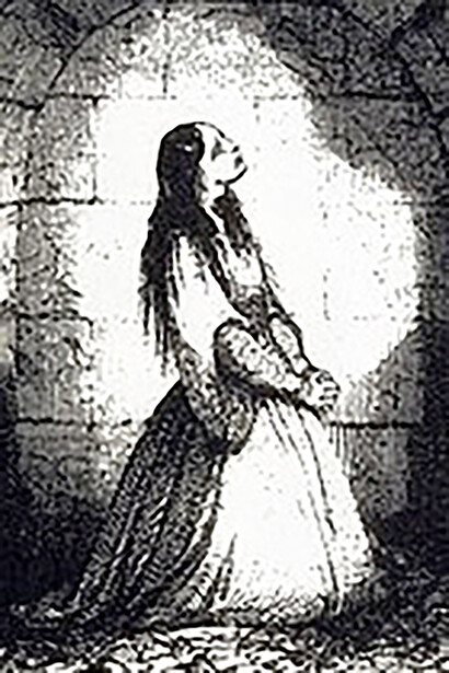 La Quintrala, Catalina de Los Ríos e Lisperguer, incisione