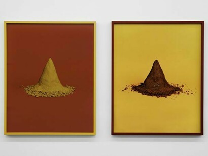 Michael Bühler-Rose, Kunkumam and Tumeric, 2013, c-print mounted on dibond, 25 x 20 in each, edition of 3 + 1 AP. Courtesy Scaramouche, NY