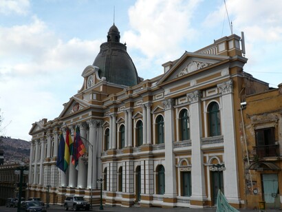 Il Parlamento, La Paz, Bolivia, foto di Flavius Roversi