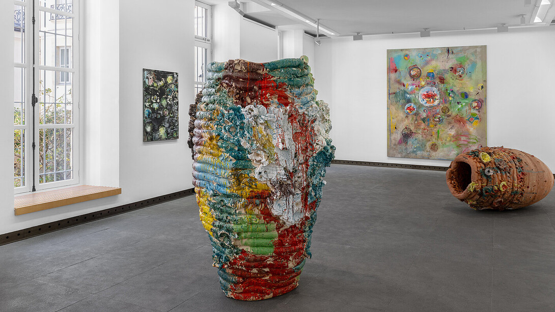 Norbert Prangenberg, vue d'exposition. Avec l'aimable autorisation de la Galerie Karsten Greve