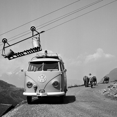 Arnold Odermatt: Oberdorf, 1966,  silvergelatin print, 45x45cm; Courtesy: Galerie Springer Berlin, © Urs Odermatt,Windisch 