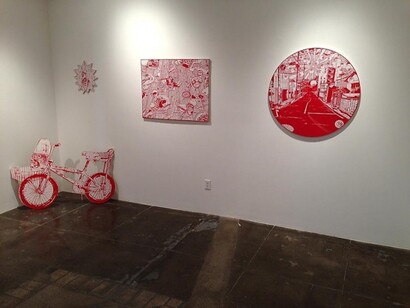 A Twenty Year Survey, Exhibition view. Courtesy of Mark Moore Fine Art